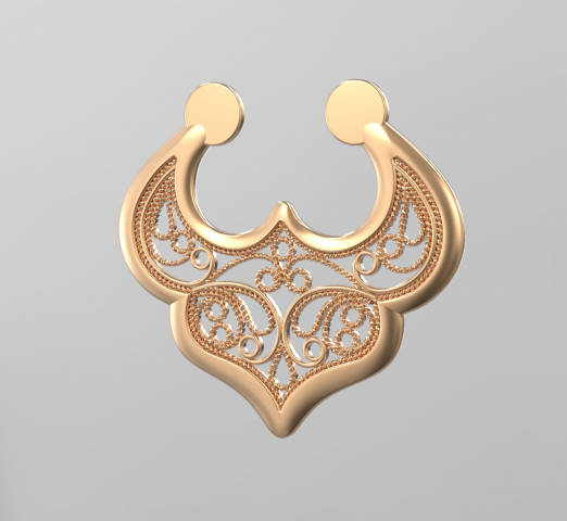 Серьги женские филигрань