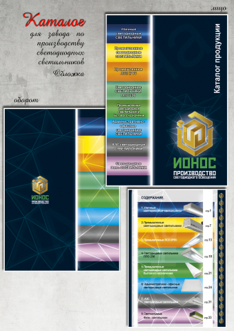 Дизайн разработка многостраничного каталога продукции