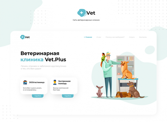 Vet+ | Редизайн сайта
