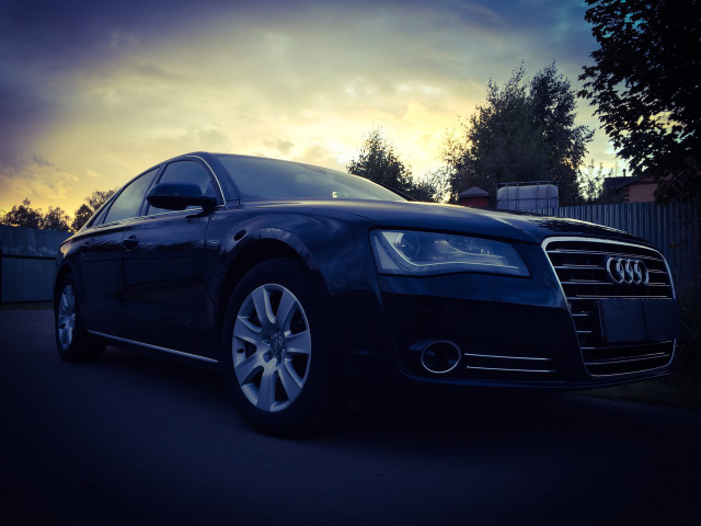 Съемка и видеомонтаж автомобиля AUDI A8
