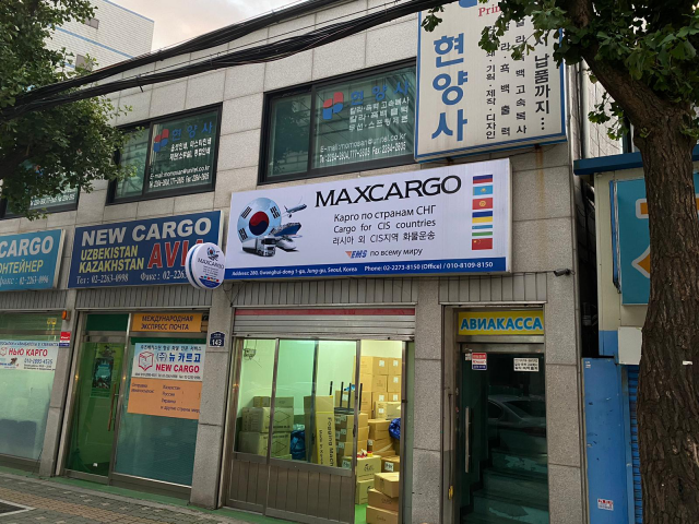 Лого баннер для корейской карго компании Макскарго