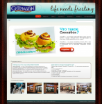 Сайт сети кафе-пекарен "Синнабон"