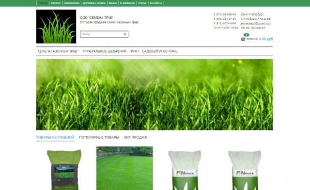 Настройка и наполнение сайта на платформе myinsales