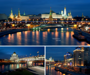 Москва ночью