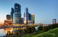 Москва-Сити вечером