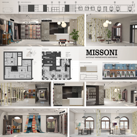 Проект магазина тканей