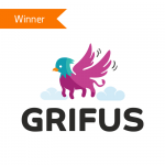 Логотип для американской фабрики игрушек Grifus