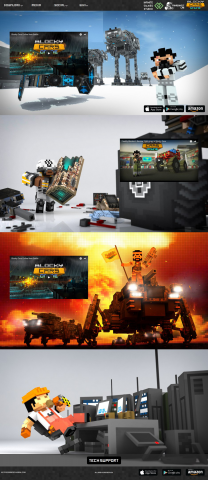 Лендинг под продажу игры #1
