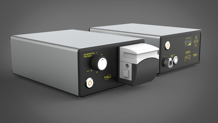 Инсуффлятор и помпа для эндоскопии