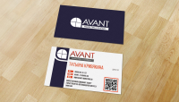 Маркетинговая компания "AVANT" (визитки)