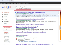 Сайт по продаже сигарет в USA