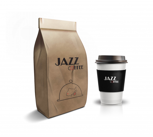 Фирменный стиль для "Jazz caffee"