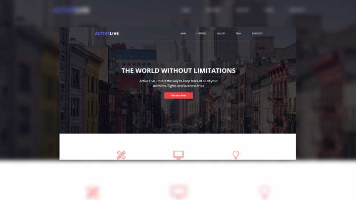 ActiveLive - Сайт компании грузоперевозок и доставок
