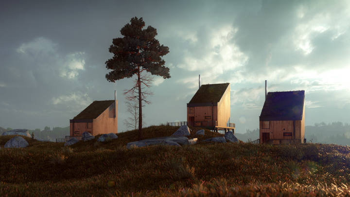 Cabin Cluster Ersfjord village