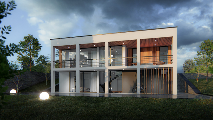 modern house project