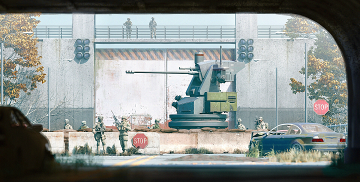 automatic turret