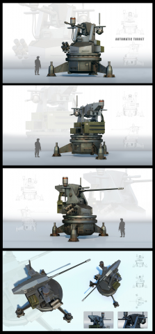 automatic turret