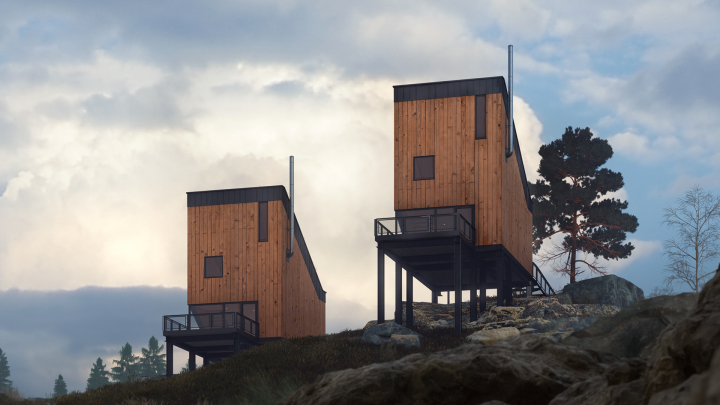 Cabin Cluster Ersfjord village