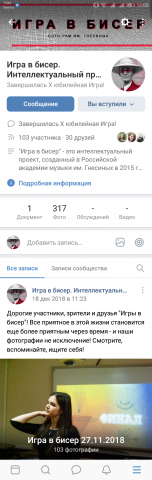 Игра в бисер (VK)
