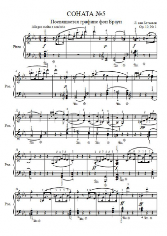 Соната Бетховена
