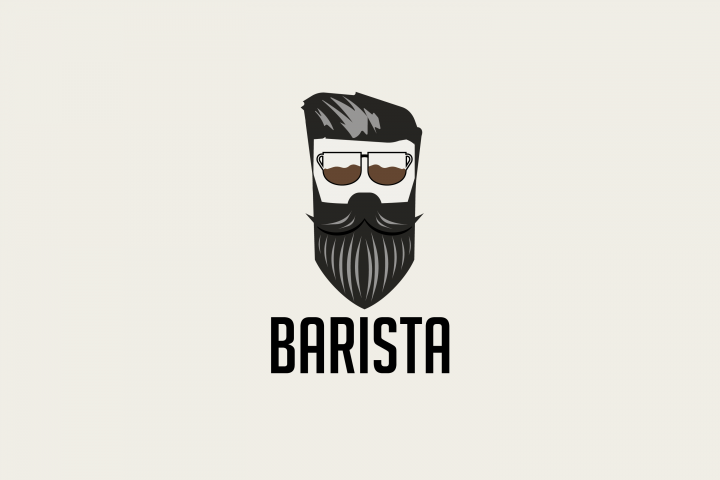 Логотип для кофейни "Barista"