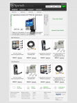 Проект дизайна для интернет-магазина охранных систем