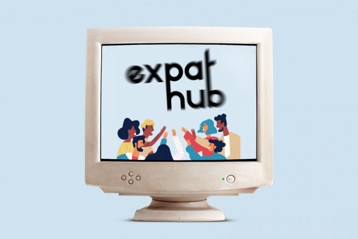 Анимированный банер компании Expat Hub