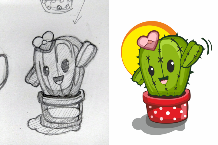 Логотип для блога о суккулентах