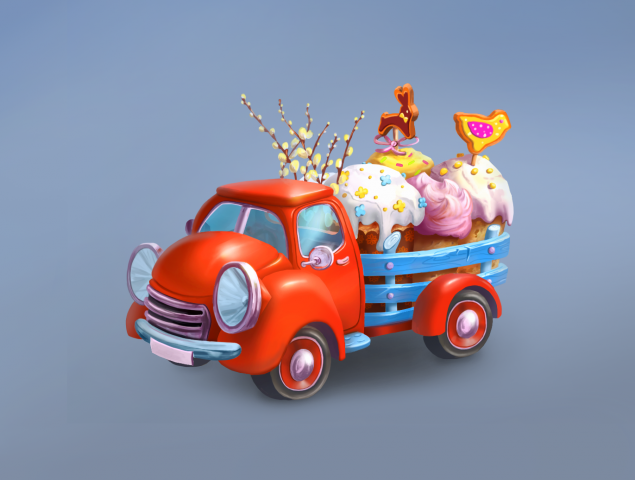 easter truck