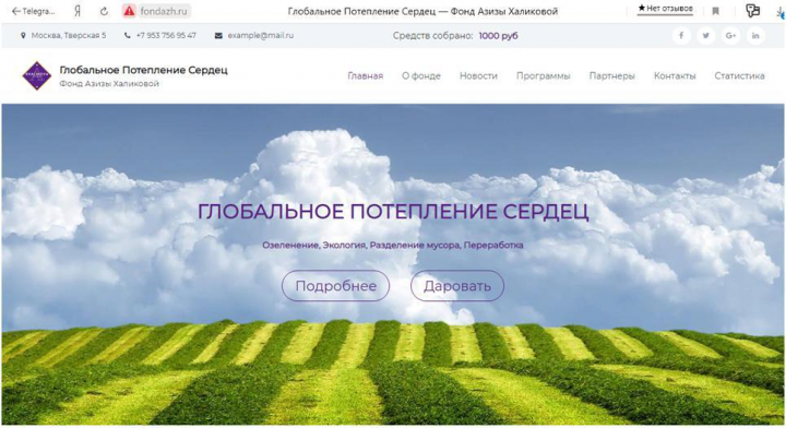 Фонд для сбора денег на Wordpress