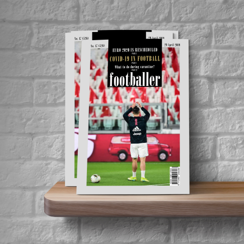 Обложка журнала Footballer (Photoshop)