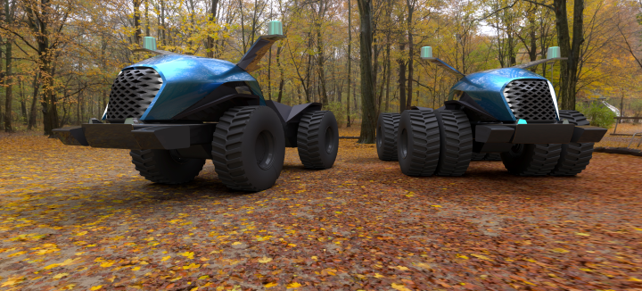 автономный трактор