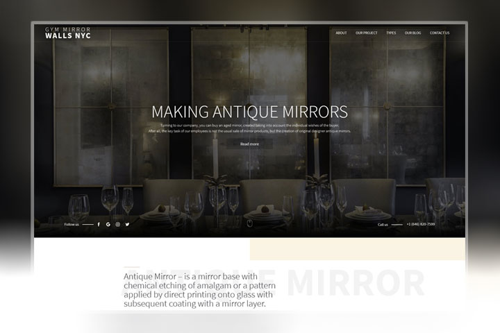 Gym Mirror Walls NYC