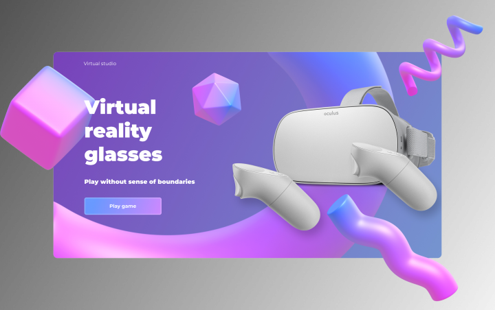 Virtual reality page