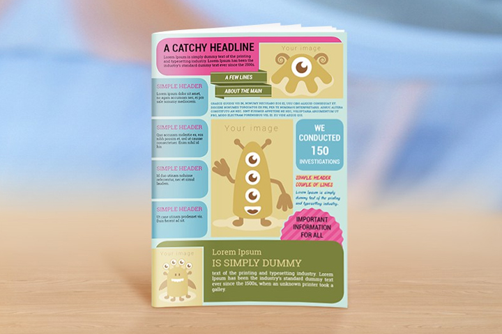 Шаблон журнала для детей