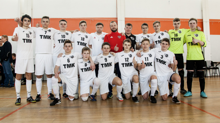 Тренировка сборний России по мини футболу.