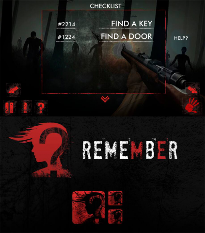 UI для мобильной игры Remember