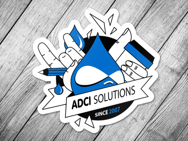 Стикер для IT компании