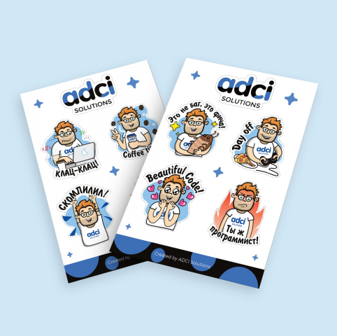 Стикеры для IT компании