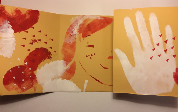 Книга с ручной иллюстрацией. "Лето"