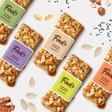 Этикетки для полезных батончиков