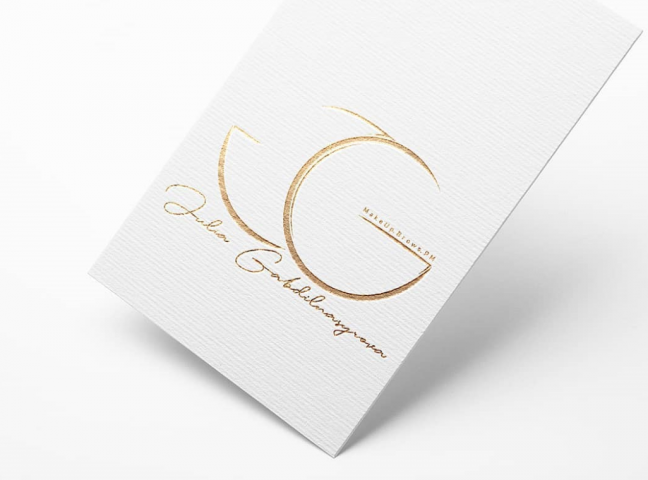 Логотип и сертификат для визажиста и бровиста