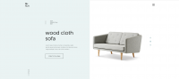 Landing Page  wood cloth sofa