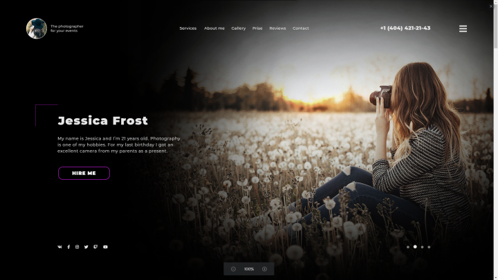 Landing page