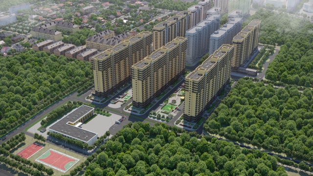 Визуализация ЖК Победа-3