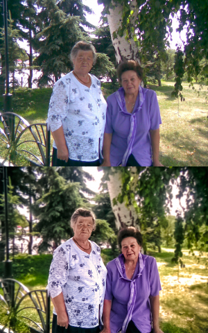 Размытие фона, цветокоррекция, улучшение качества фото