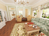 гостиная в английском стиле