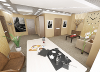 визуализации приемной генерального директора новоуренгойской ком