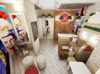 холл  в студии "Галька и Галыш" в г .Санкт-Петербурге