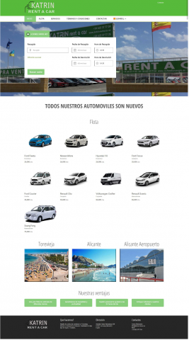 Сайт по аренде автомобилей.